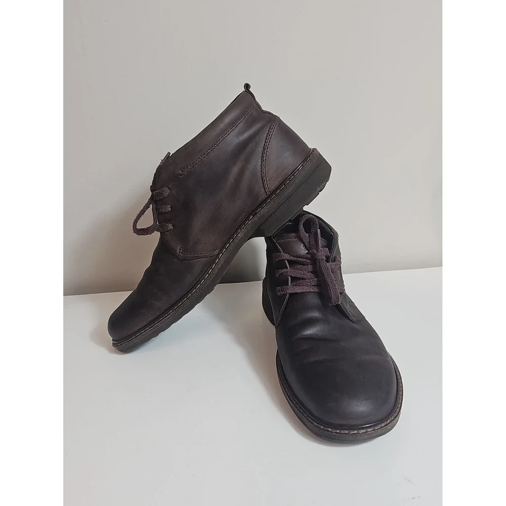 ECCO Turn Gore-Tex Chukka Boots Men's Sz EU 43/9-9.5 US Leather Waterproof